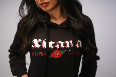 Xicana Crop Hoodie